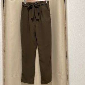 Army green trousers